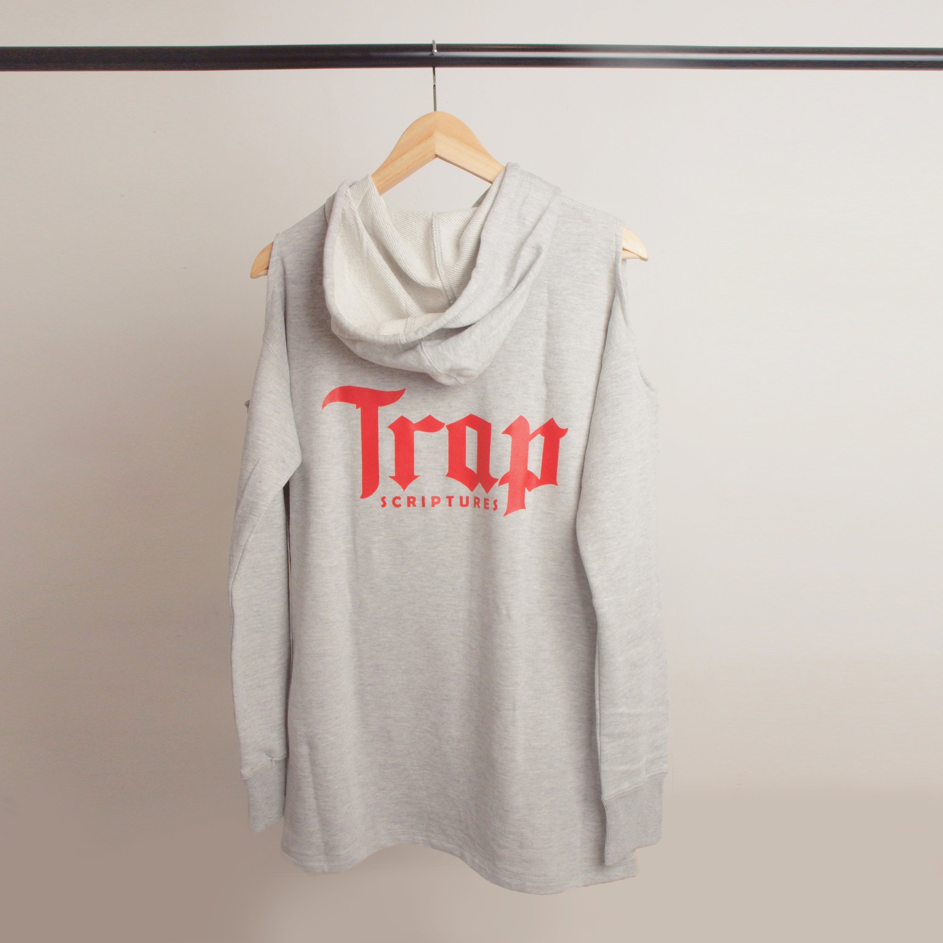 Plus two tone cold best sale shoulder hoodie