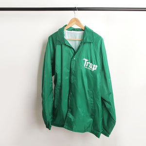 Hunter Green TRAP SCRIPTURES Baseball Jacket