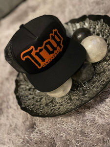 Black Trap Scriptures Trucker Hats With All Color Waves