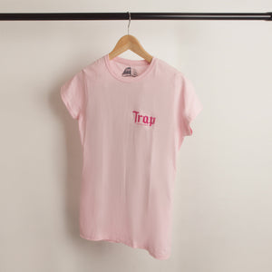 Pink Short Sleeve Trap Scriptures Trucker Tee