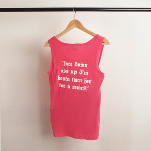 Women's Pink Trap Scriptures Night Sleeper Tank