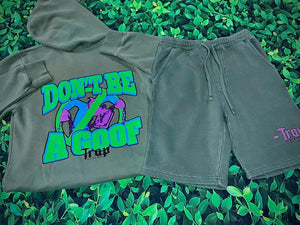 Trapscriptures Don’t Be A Goof Hoodie Short Set