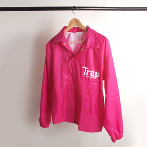 Pink TRAP SCRIPTURES Baseball Jacket