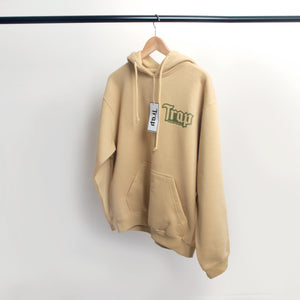 Cream And Olive Trap Scriptures Hoodie